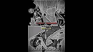 Light Yagami vs Mello  Death note edit 4k  deathnote mello lightyagami anime manga [upl. by Drofnas422]