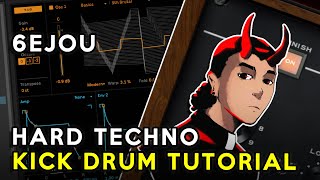 6EJOU Hard Techno Kick Tutorial  Master Distorted Rumble Kicks [upl. by Haidedej]