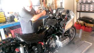 1995 Honda Goldwing Gl1500 with 99 engine swap [upl. by Nisaj]