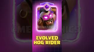 EVO Hog Rider💀 clashroyale [upl. by Klinges555]