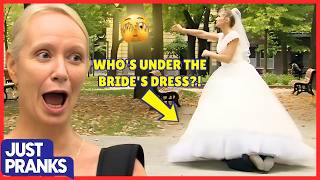 Bride Cheats During Photoshoot Prank  Shocking Moments  Just Pranks [upl. by Shulock781]