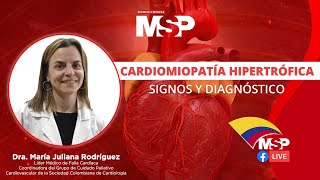 Signos y diagnóstico de la cardiomiopatía hipertrófica  ExclusivoMSP [upl. by Kassel461]