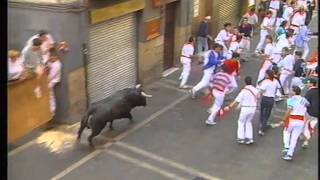 Encierro de San Fermín  9 de julio de 1999 [upl. by Arrait819]