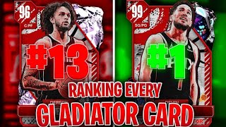 RANKING EVERY NEW GLADIATOR CARD FROM WORST TO BEST IN NBA 2K24 MyTEAM [upl. by Mattland]