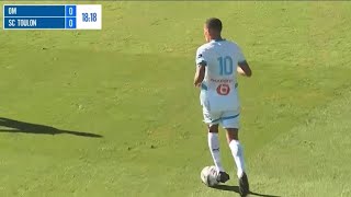 Mason Greenwood Marseille DEBUT vs Toulon 202425 [upl. by Arakal870]