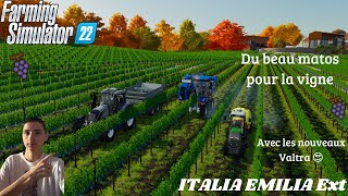 Du raisin sur une magnifique map italienne sur Farming Simulator 22 [upl. by Doykos]