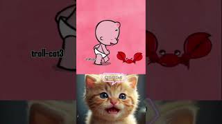 This is supposed to hurt😰😥shorts catvideos awareness trollcat3 [upl. by Oiramed]