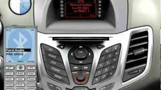 Ford Fiesta Mobile Phone Connection [upl. by Todhunter941]