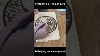 tree short pyrography [upl. by Araem575]