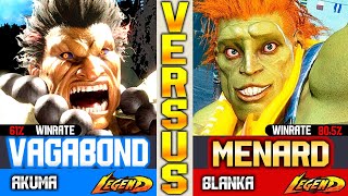 SF6 Blanka MenaRD Vs Vagabond Akuma ▰ High Level [upl. by Hewitt]