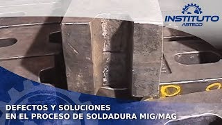 Defectos y soluciones en el proceso de soldadura MIGMAG [upl. by Magel]