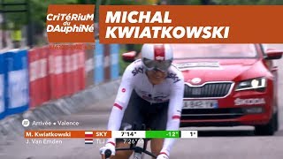 Michal Kwiatkowski  Prologue Valence  Valence  Critérium du Dauphiné 2018 [upl. by Stephan]