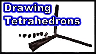 How to Draw Tetrahedrons [upl. by Hort]