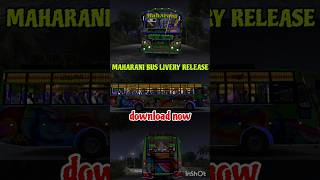 💥🎀 MAHARANI BUS LIVERY RELEASE 🎀🥳 bussimulatorindonesia bussid subscribemychannel [upl. by Samala]