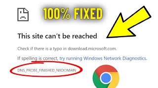 Fix DNSPROBEFINISHEDNXDOMAIN in Chrome  How To Solve dns probe finished nxdomain on Error chrome [upl. by Murrell694]