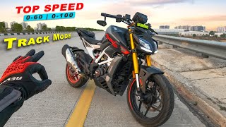 New Apache RTR 310  Top Speed  0 to 60  0 to 100  1st to 6th All Gears Top Speed [upl. by Ramsdell]