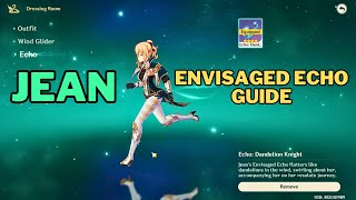 Jeans Envisaged Echo Guide 48 Weapons amp Artifacts  Echo Dandelion Knight  Genshin Impact [upl. by Nilrac]