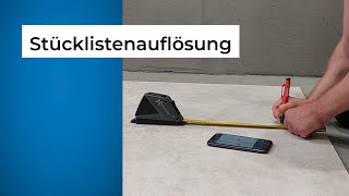 SOLAFLEX Digitales Aufmaß I Stücklistenauflösung [upl. by Alikat223]