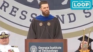 Harrison Butker Shocks Graduates With Speech [upl. by Airlee]