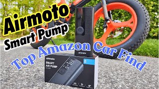 Airmoto SMART Tire Inflator Review TOP Portable Air Compressor [upl. by Ardnaiek]