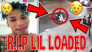 NLE CHOPPA Reacts To LIL LOADED Passing Away SAD REACTION [upl. by Laicram957]