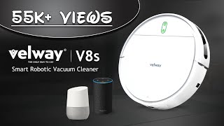 iLife Velway V8s Smart Robotic Vacuum Cleaner With alexa and google home compatible [upl. by Inalaeham]