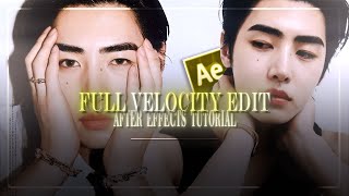 how to make a velocity edit  velocity movement  after effect [upl. by Auhel]