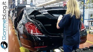 Mercedes S Class LUXURY CAR FACTORY  How to make Manufactory ASSEMBLY [upl. by Stets]