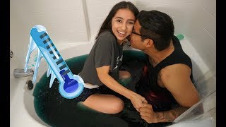 HILARIOUS ICE BATH CHALLENGE [upl. by Neelyam112]