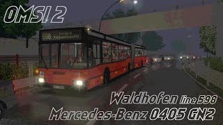 OMSI 2 Waldhofen Lines 598599 MercedesBenz O405 GN2 Part 2 [upl. by Gaspard]