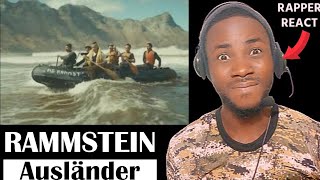 Rammstein  Ausländer Official Video  Rapper Reacts  HIS VOICE [upl. by Ydnem]