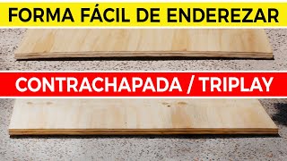 Cómo Enderezar Madera Contrachapada  Triplay Torcida 📏 [upl. by Anniahs760]