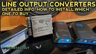 Line output converter install instructions and information  install amp to factory radio [upl. by Theola]