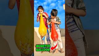 Fill Air In Big Monster Balloon 🎈 shorts balloon kids [upl. by Zuleika409]