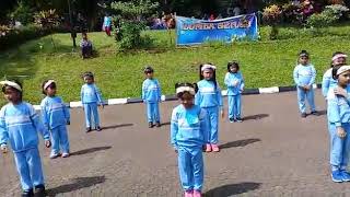 HARDIKNAS DKI 2023 juara 1 senam anak anak [upl. by Laehpar293]