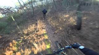 Downhill Area at Allaire State Park Mountain Bike Trails in New Jersey [upl. by Ahsiuqal267]