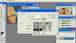 Como rellenar con motivos en Photoshop [upl. by Narmak]