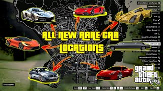 GTA V  All New Rare Car Locations in Story Mode XBOX PC Ps4 PS5 [upl. by Indnahc]