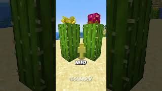 IS IT POSSIBLE to Survive in 1 PIXEL Between 2 CACTI ⛏️ shorts [upl. by Oivaf]