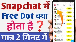 Snapchat Green Dot ka kya matlab hai   What is green dot in Snapchat [upl. by Aldon]