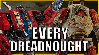 Every Single Dreadnought Type EXPLAINED By An Australian  Warhammer 40k Lore [upl. by Haidebez]