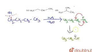 Dehydration of 1butanol gives 2butene as a major product  by which of the following [upl. by Xonk]