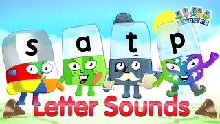 BacktoSchool Phonics  Letter Sounds SATP  Level One  Alphablocks [upl. by Clarisse720]