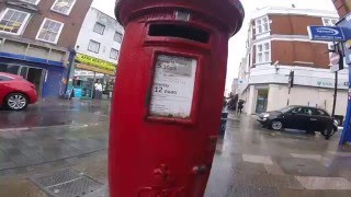 🔵 Post Box  George VI red post box  Royal Mail Post Boxes  British Post Boxes  English Mail Box [upl. by Egreog895]