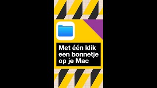 Met 1 klik je bonnetje op je Mac [upl. by Ardnnek]