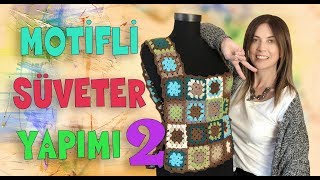 MOTİFLİ SÜVETER YAPIMI 2 [upl. by Ahseela23]