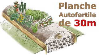 Planche Autofertile de 30m  Permaculture [upl. by Lilybel]