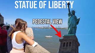 ⁴ᴷ Statue Of Liberty Pedestal View Tour 2022 Full Version [upl. by Ettenawtna624]