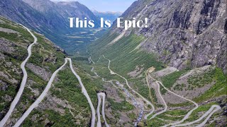 Solo Motorcycle Trip Norway 2024 Part 5  Atlantic Ocean Road and Trollstigen  Yamaha MT07 [upl. by Zaccaria976]