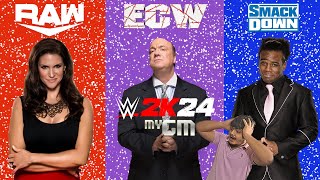 Building the PERFECT WWE Roster in 2K24 MyGM Mode [upl. by Burdelle]